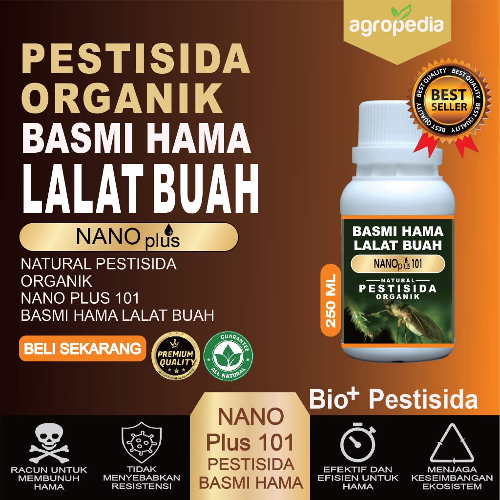Pestisida Organik Cair / Pembasmi Hama Lalat Buah / Pestisida Nabati Semprot / Pestisida Organik / O