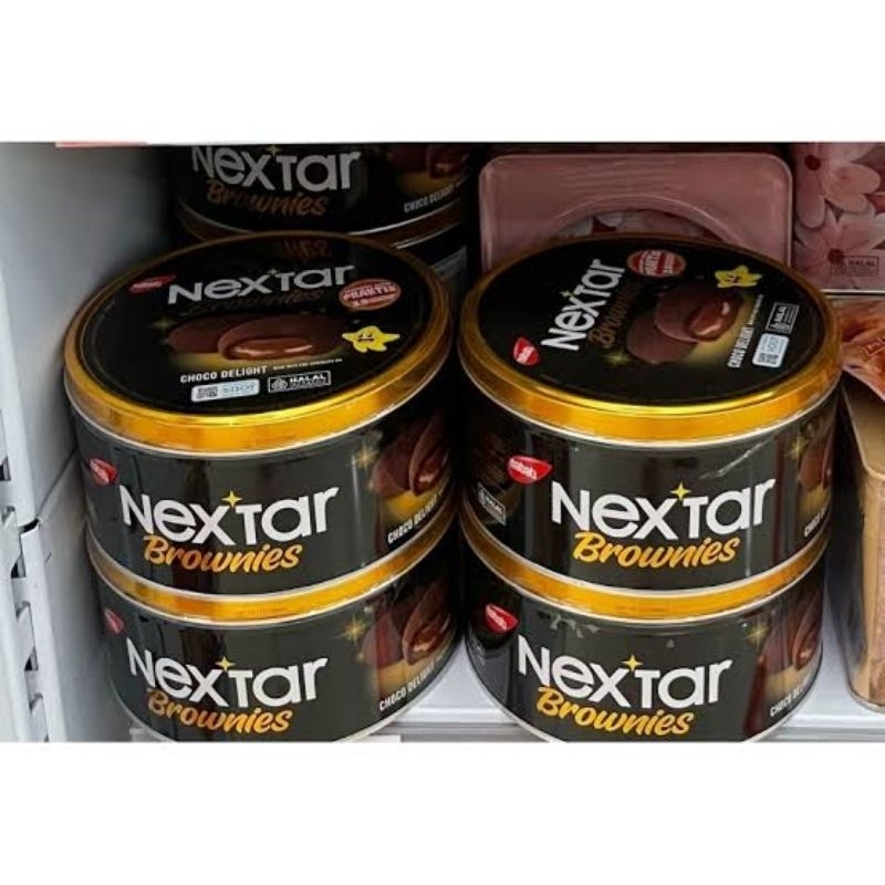 

Termurah.!!! Nextar Cookies Brownies kaleng 160gr