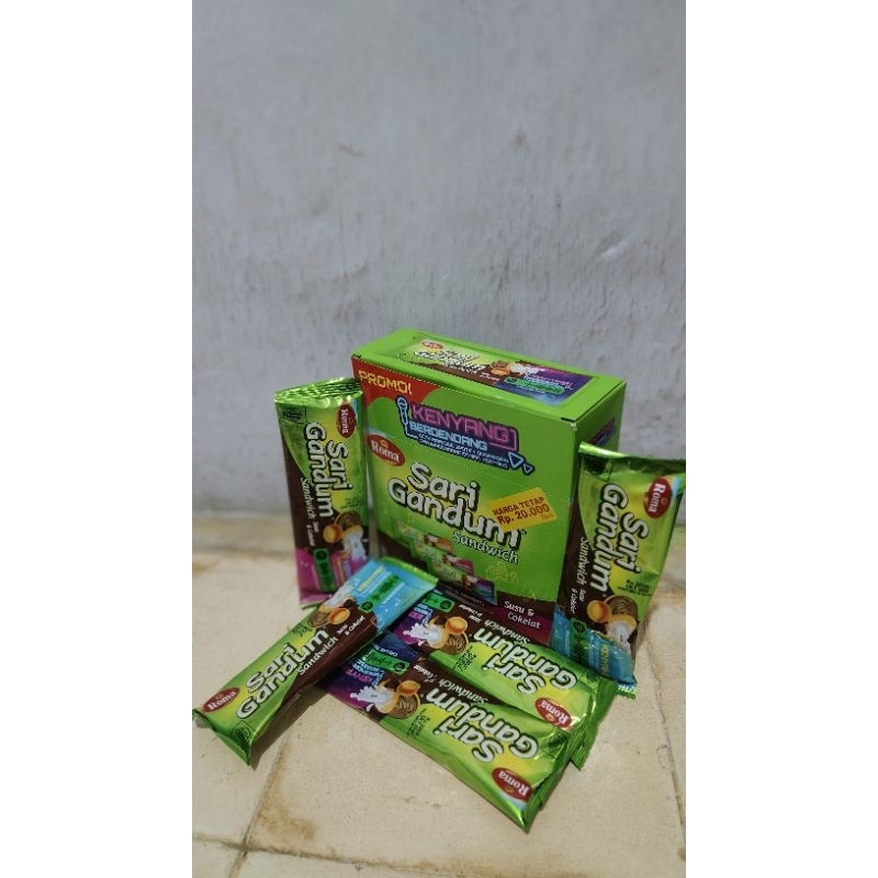 

ROMA SARI GANDUM SANDWICH (1 Box Isi 12PCS)