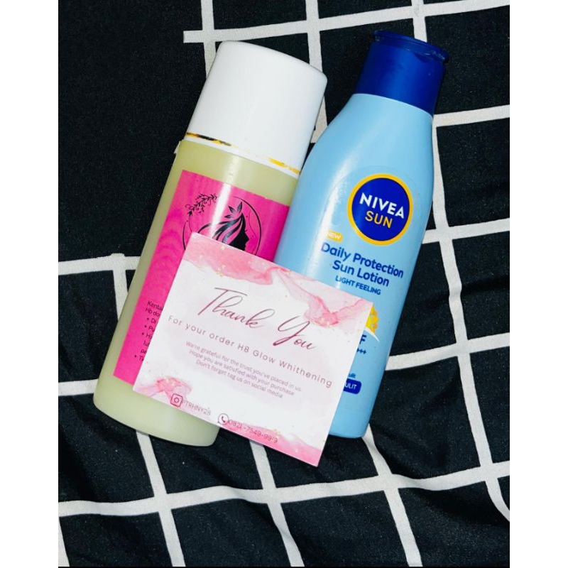 Hanbody Pemutih HB & Nivea