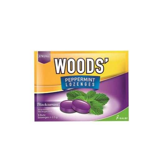 

WOODS LOZENGES BLACKCURRANT 6 TABLET - Mulut-dan-Tenggorokan