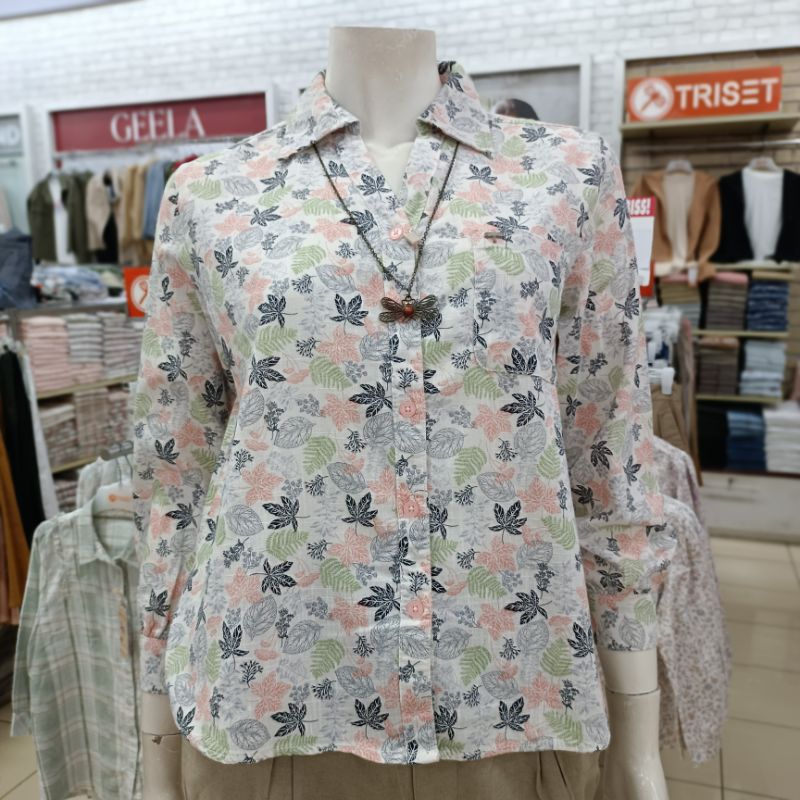 triset kemeja wanita casual