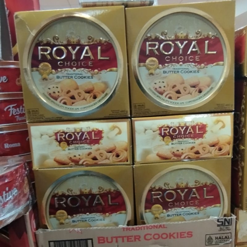 

Royal Choice Butter Cookies Kaleng 480 g