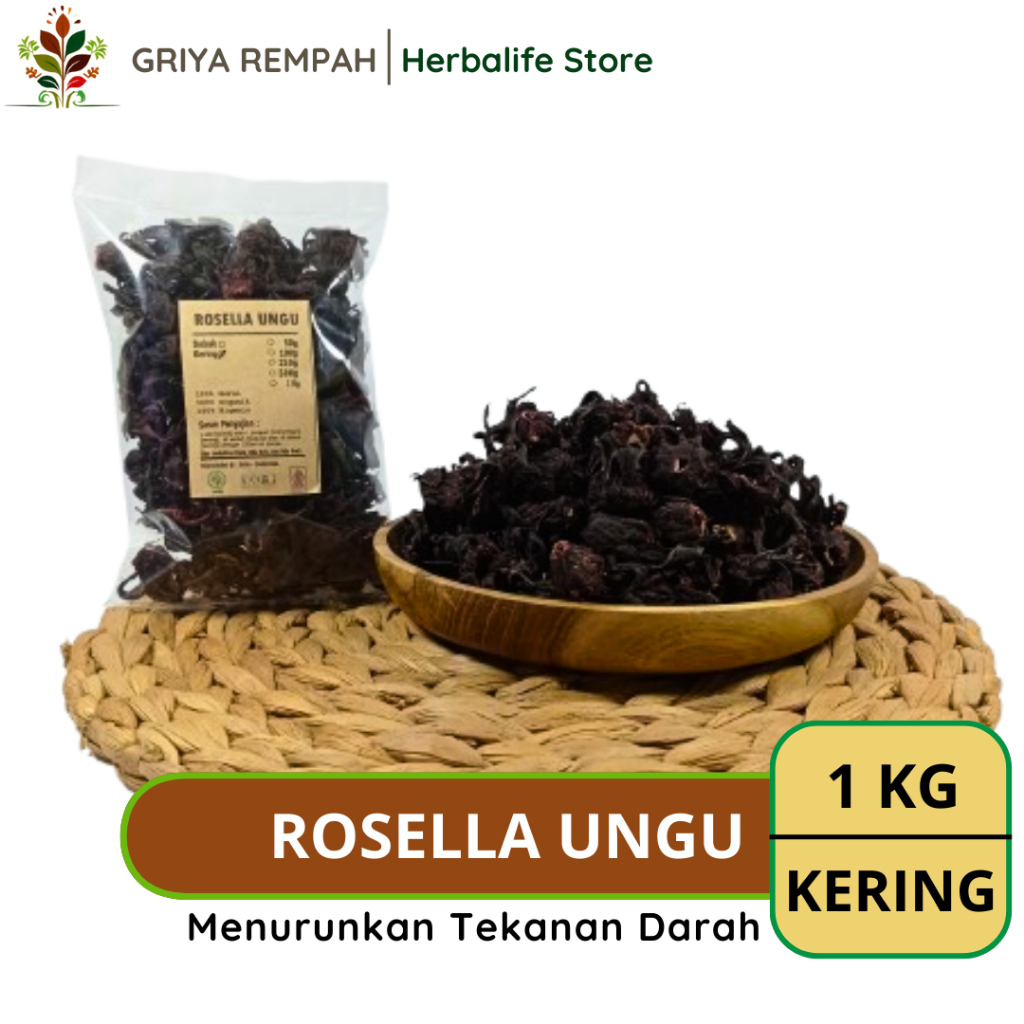 

ROSELLA UNGU KERING 1 KG Rosela Asam Kumbang Rempah Herbal Simplisia Alami untuk Teh Kesehatan Ramuan Jamu Tradisional Bunga Susur Paya Hibiscus sabdariffa