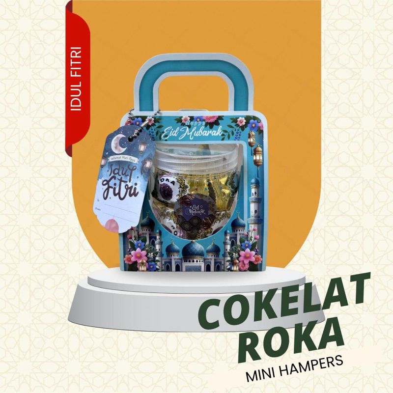 

COKELAT ROKA Mini Hampers Lebaran Idul Fitri / Hampers Roka / Hampers Perlefort