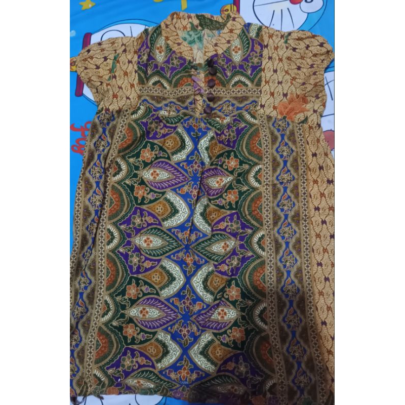 Baju Batik Wanita Lengan Pendek
