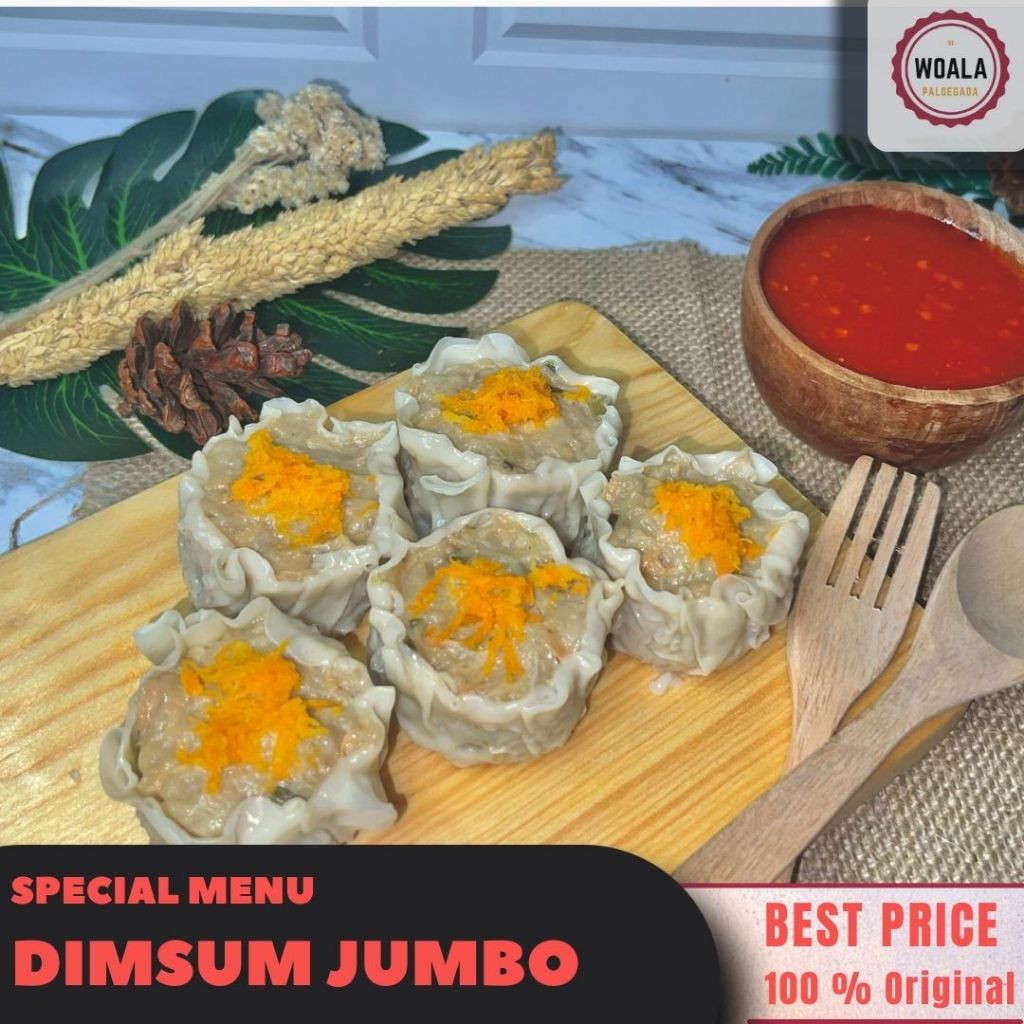 

Dimsum Jumbo Premium Halal Kenyal dan Gurih Juara Rasa