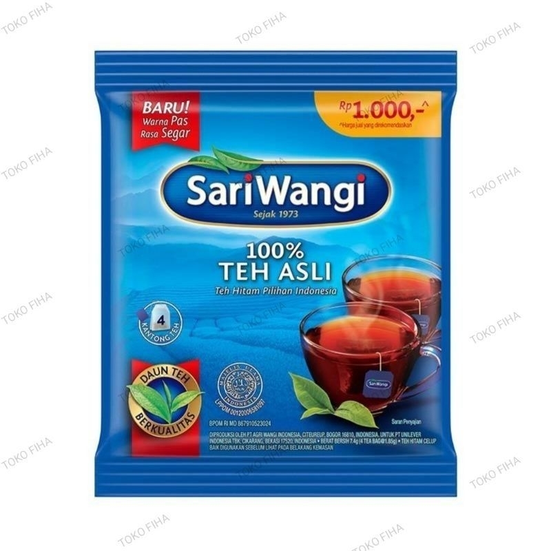 

SARIWANGI teh Celup | Teh Hitam Celup sachet