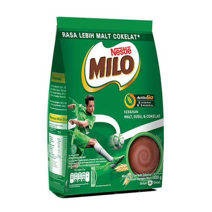

MILO ACTIV-GO POUCH 800 GR 8992696427990