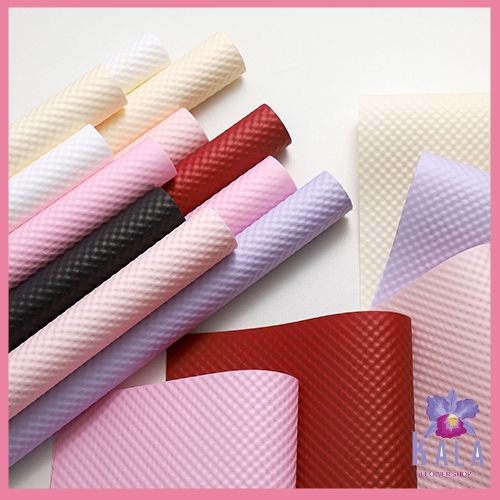 

Flower wrapping Embbossed 3D Kertas buket glitter KB6308