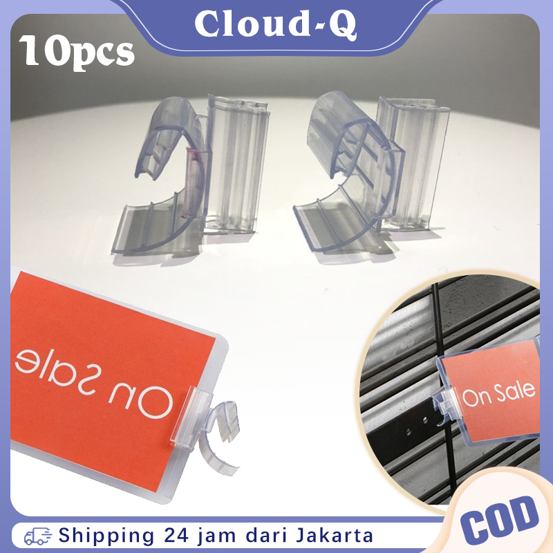 

10pcs Clip On Pop Lengkung Wobbler Promosi Toko Penjepit Pvc Klip Clip On Penjepit Kertas