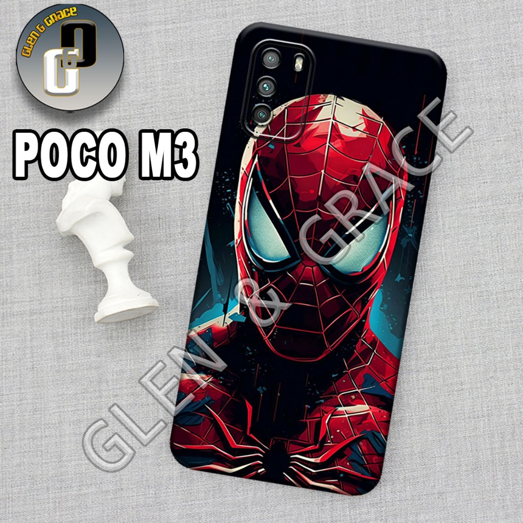 G53 - Softcase Xiaomi POCO M3 - Bahan karet lentur - Motif COWOK - silikon lentur - Casing POCO M3 -