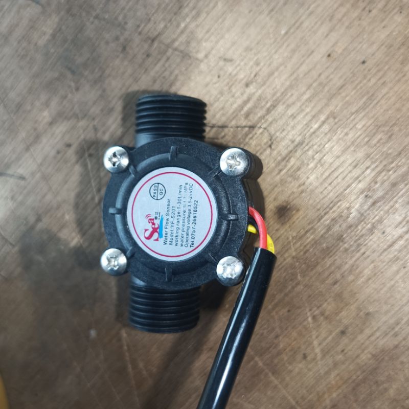 WATER FLOW SENSOR SEA YF-S201 POM MINI PERTAMINI 1/2 INCH