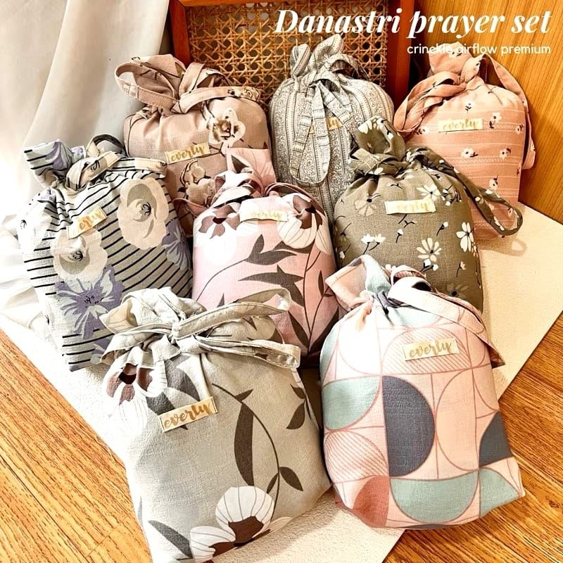 DANASTRI MUKENA- mukena resleting 2in1 crinckle airflow premium