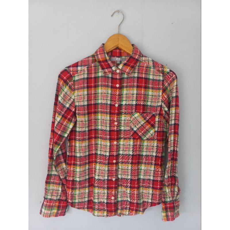 KEMEJA FLANEL / FLANNEL UNIQLO SECOND