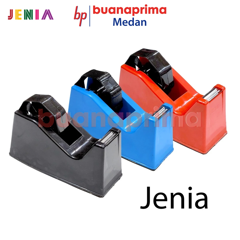 

TAPE DISPENSER JENIA Tajam Untuk Ukuran Isolasi 12 dan 24 mm Tempat Wadah Selotip Pemotong Lakban