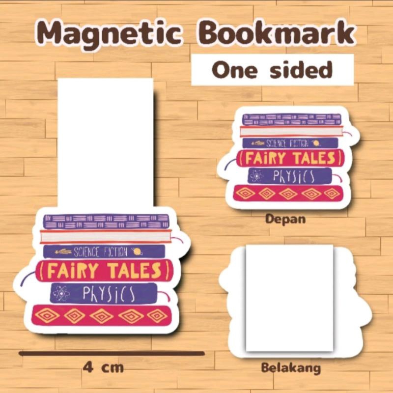 

Custom Magnetic Bookmark - One Sided Standar Shape