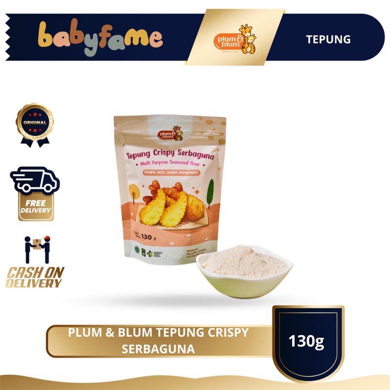 

PLUM & BLUM TEPUNG CRISPY SERBAGUNA | 130g | TEPUNG