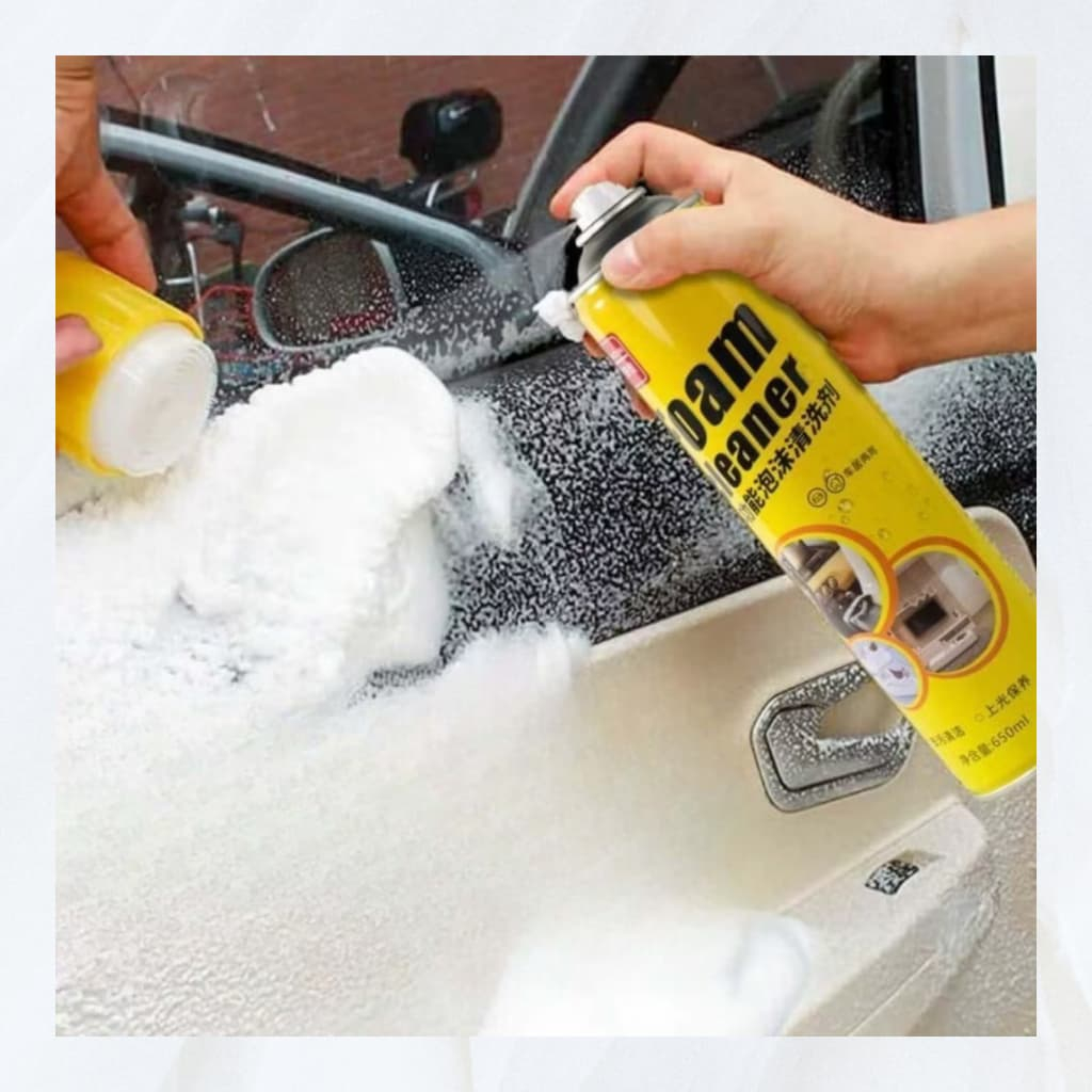CLEANER FOAM SPRAY PEMBERSIH INTERIOR MOBIL SOFA JOK SEPATU