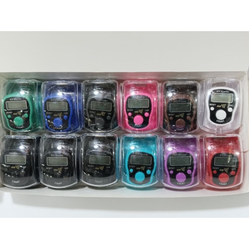 GROSIR TASBIH DIGITAL LED ALARM  1 BOK ISI 12 PCS