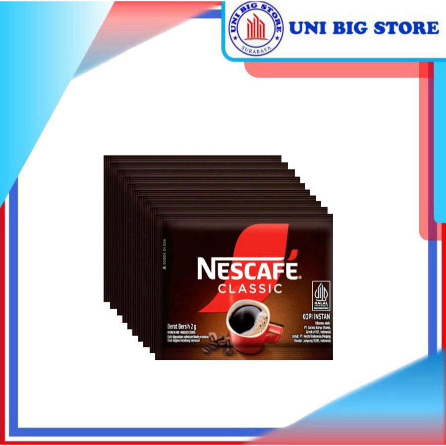 

NESCAFE Classic Robusta - 10 sachets x 2 gr Dalgona Coffee