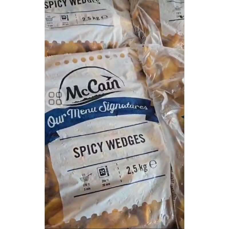 

kentang goreng/potato wedges