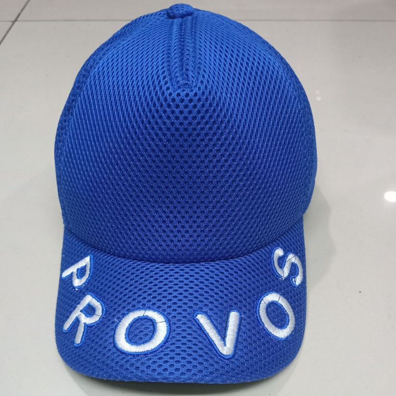 topi provos jaring dobelmesh polos tanpa logo