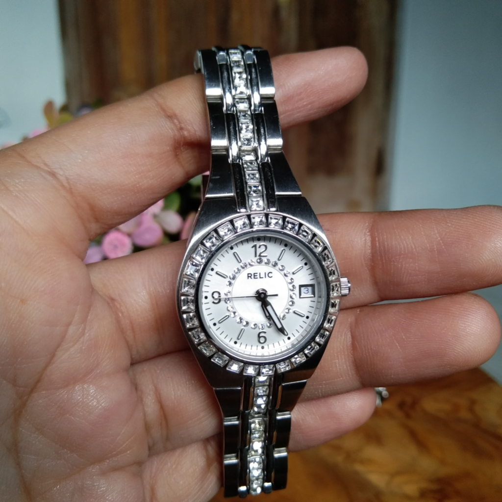 Preloved Jam Tangan Relic Inner Silver