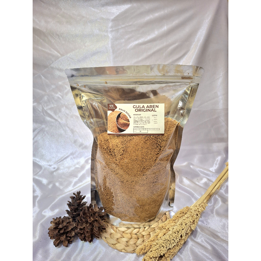 

(TERMURAH)GULA AREN ORIGINAL 1KG|AREN SEMUT|PALM SUGAR|NIRA AREN BUBUK ORGANIK