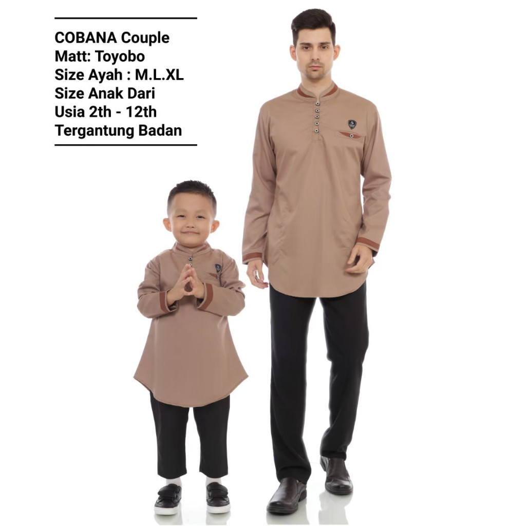COBANA Baju Koko Couple Lengan Panjang / COD