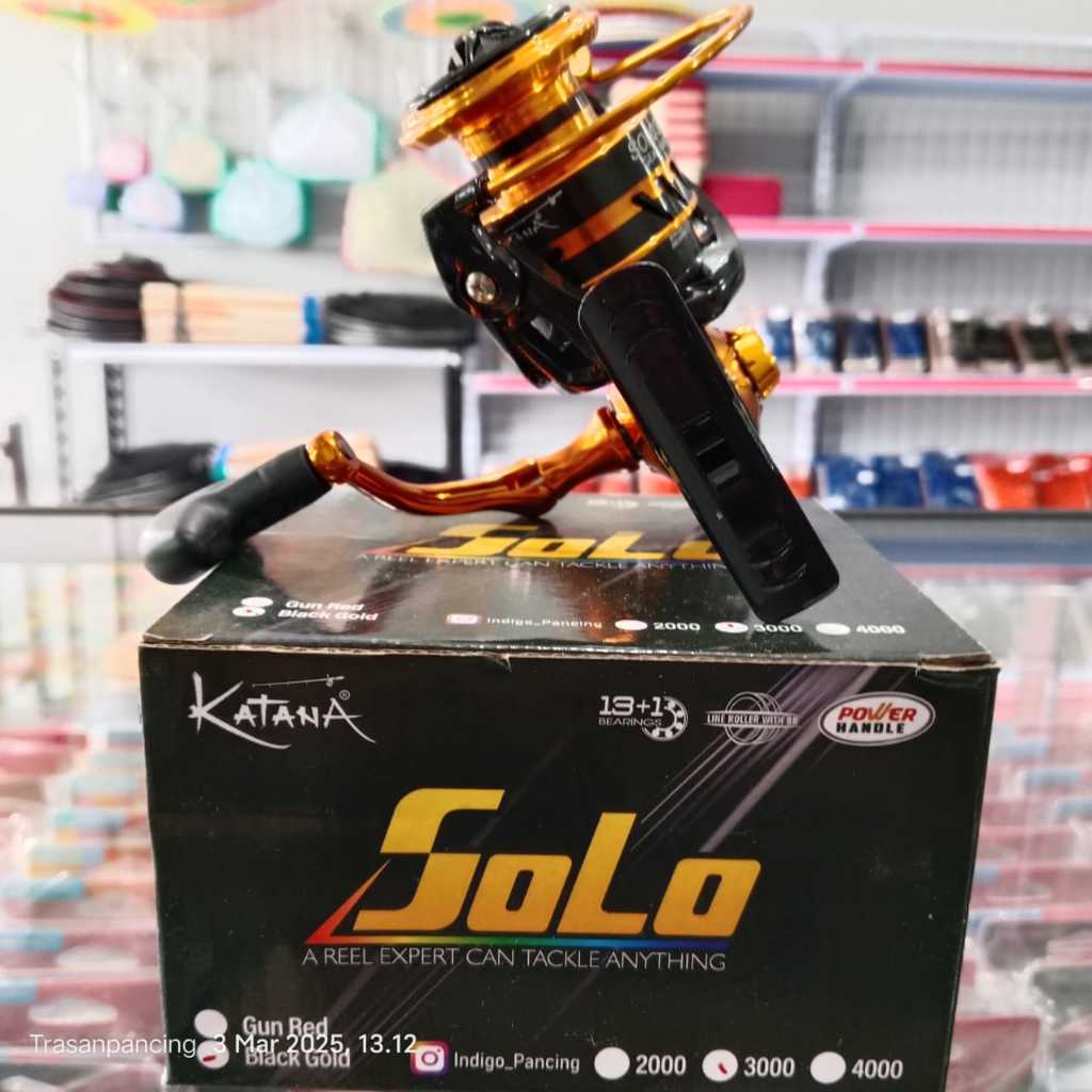 Reel Pancing Katana Solo 3000 (13+1 Bearing) Power Handle