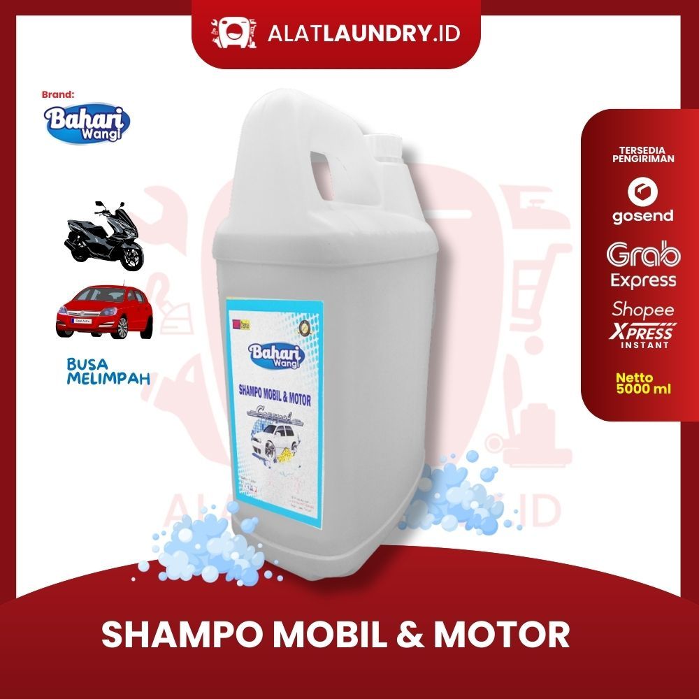 SHAMPO MOBIL & MOTOR 5L | SABUN CUCI MOTOR | SABUN CUCI MOBIL | SHAMPO MOTOR | SHAMPO MOBIL MURAH | 