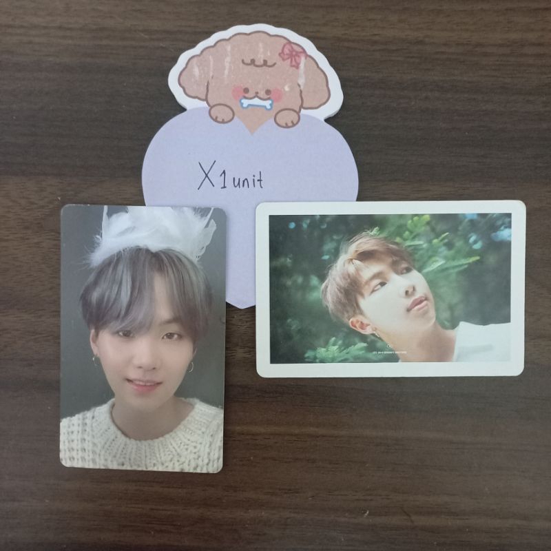 [OFFICIAL] BTS photocard - suga mots 7 - namjoon sg19