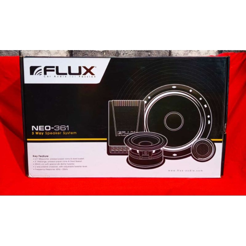 Split 3 Way Flux Neo-361 - 3Way Speakers System Component Flux Neo 361