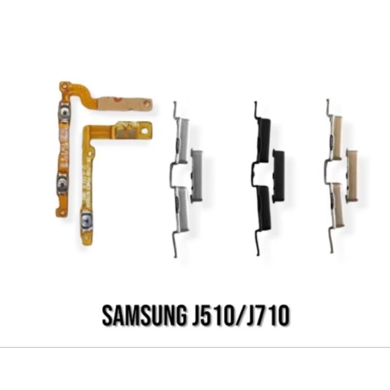 TOMBOL SET +FLEKSIBEL ON OFF VOLUME+TOMBOL ON OFF SAMSUNG J510 -SM J5 2016