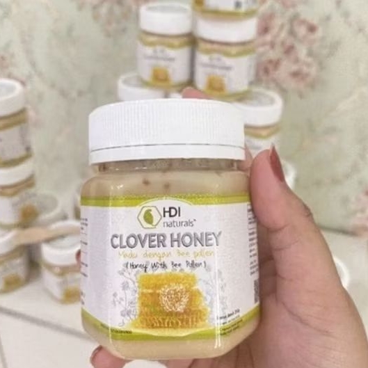 

Madu Clover honey 250gram exp 2028 + sendok kayu