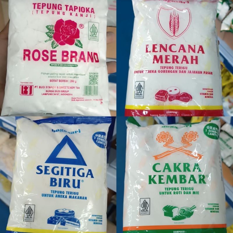 

Tepung Tapioka dan Tepung Terigu beragam merk