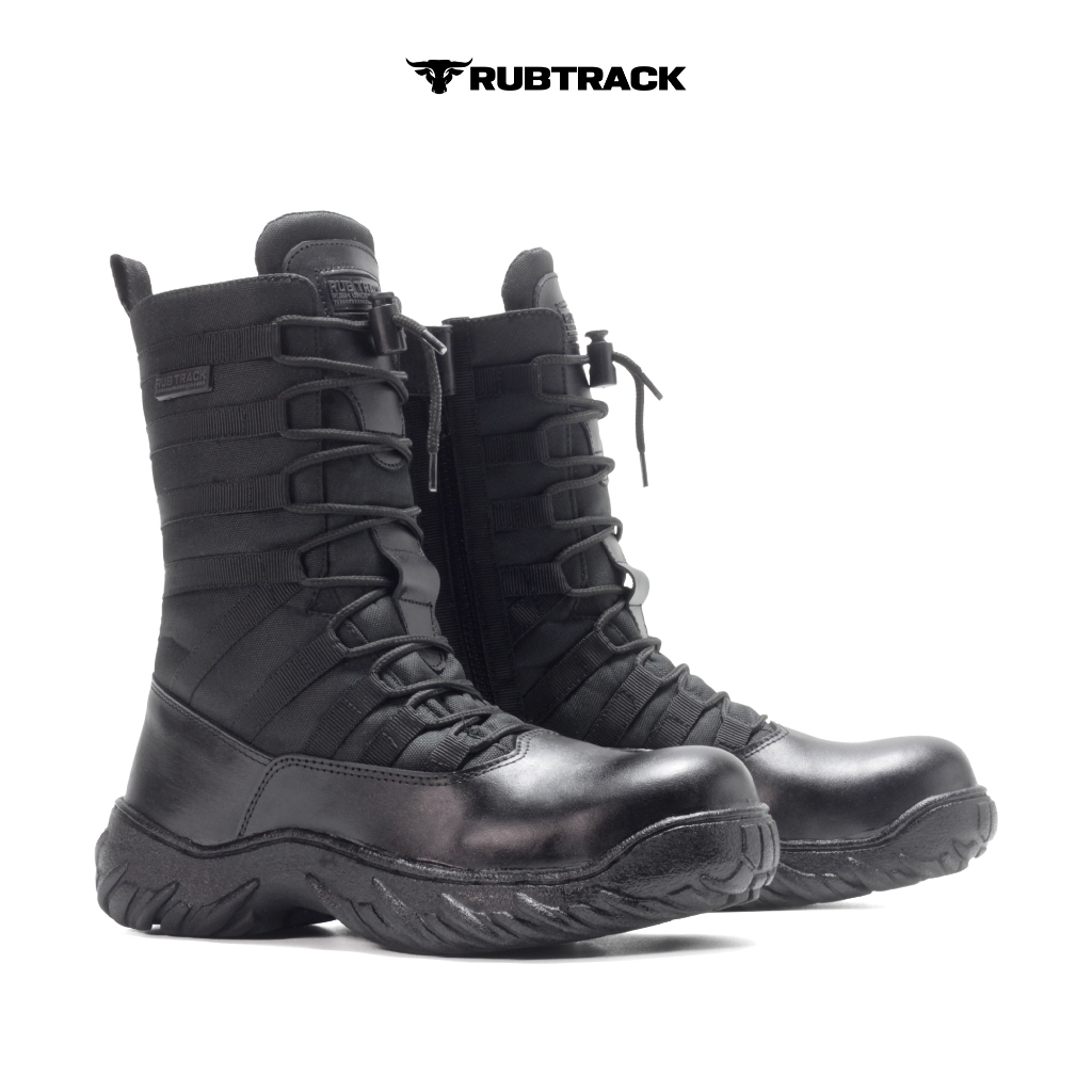 RUBTRACK Ninja Jaguar Sepatu Tactical Pdl Safety Pria Kulit Asli