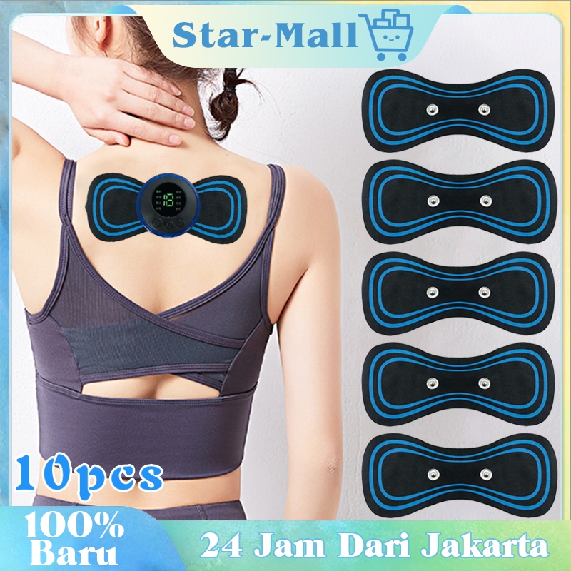 Tempelan Alat Pijat Leher Pad Gel Terapi Listrik Tidak Ada Tuan Rumah