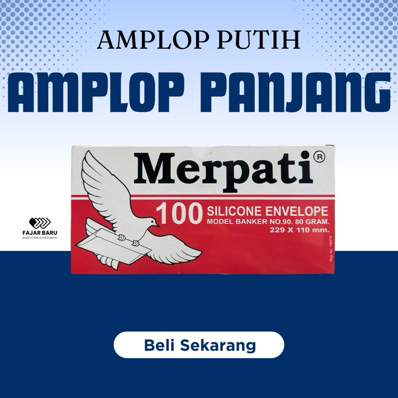 

[ KOTAK ] AMPLOP PUTIH PANJANG MERPATI / SILICONE ENVELOPE