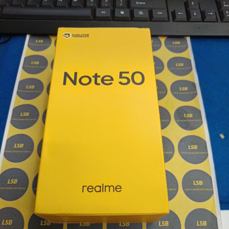DUS BOX HANDPHONE REALME NOTE 50 ORIGINAL BEKAS