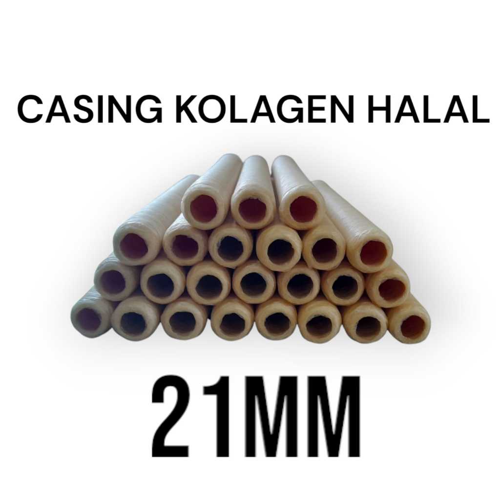 

21MM CASING SOSIS KOLAGEN / COLLAGEN CASING EDIBLE CASING HALAL