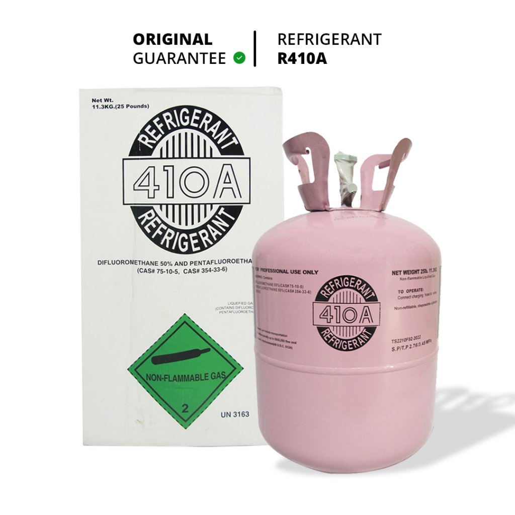 Freon REFRIGERANT 410A - Freon R410A - 11,3 Kg - Refrigerant R32 9.5 Kg segel pabrik - Freon Isi AC 