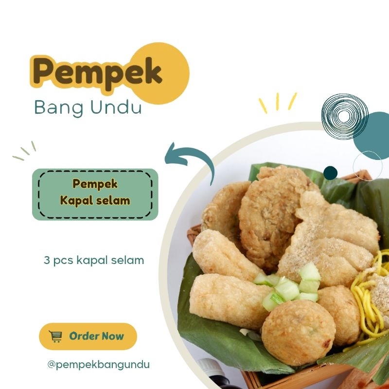 

pempek kapal selam 3 pcs