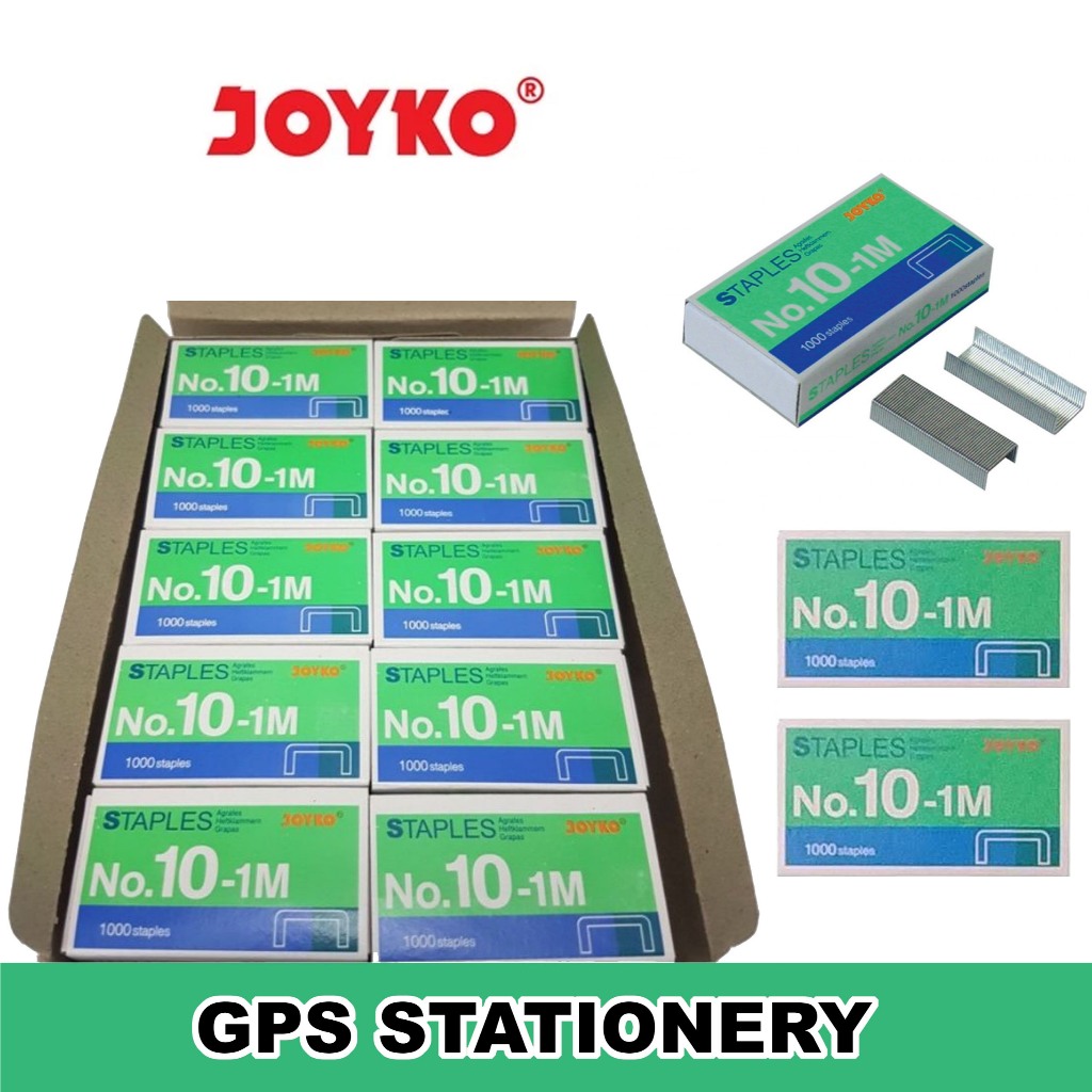 

Isi Staples / Isi Steoler / Isi Drekan / Isi Jepretan Joyko No.10 - 10-1M ( isi 20 Box Kecil )