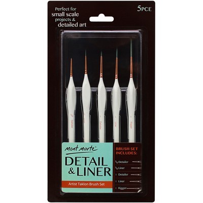 

MONT MARTE LINER KUAS SET 5 PCS DETAIL/LINER BRUSH SET 5PC (BMHS0034) (TJL)