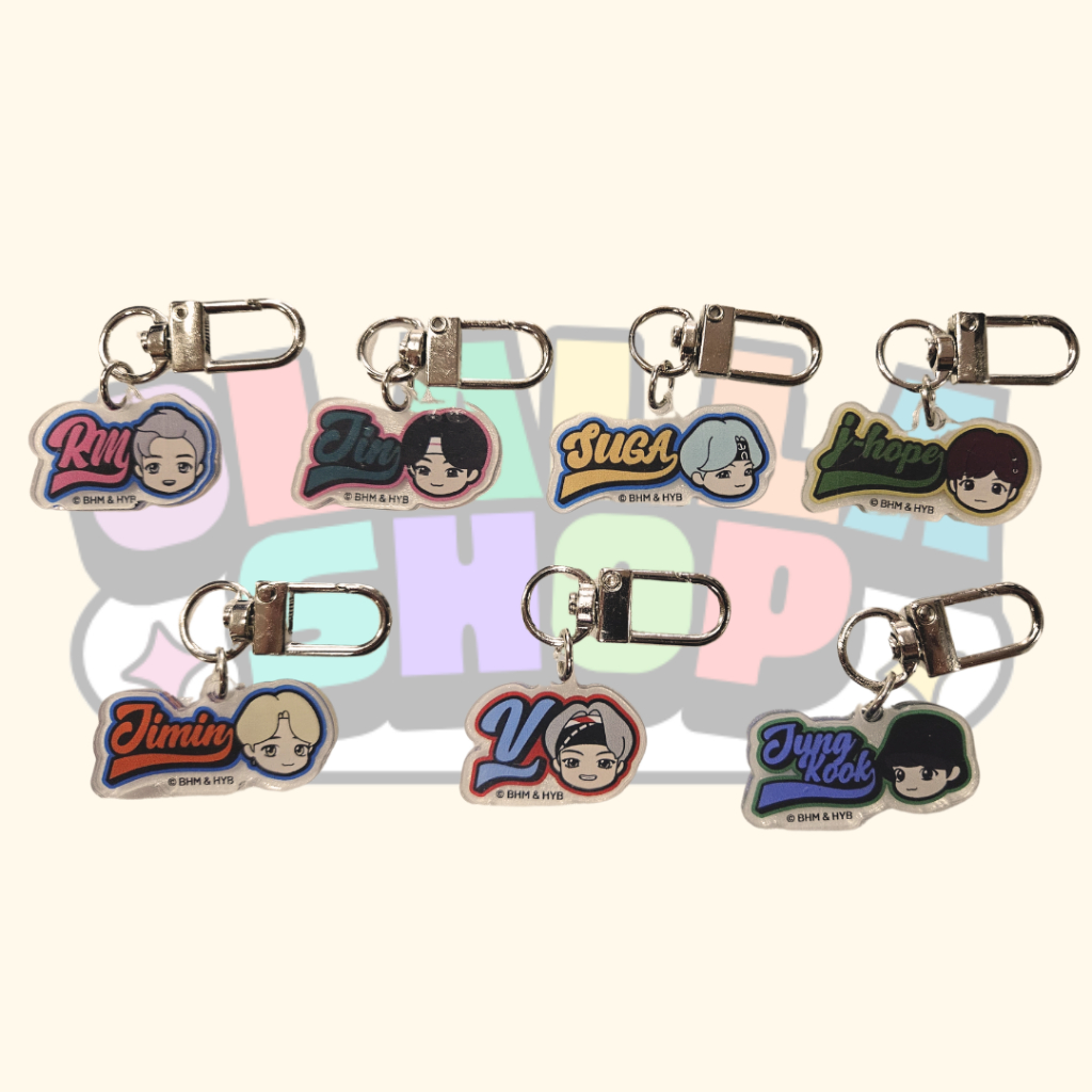 BTS TinyTAN Sporty Keyring [OFFICIAL MERCHANDISE]