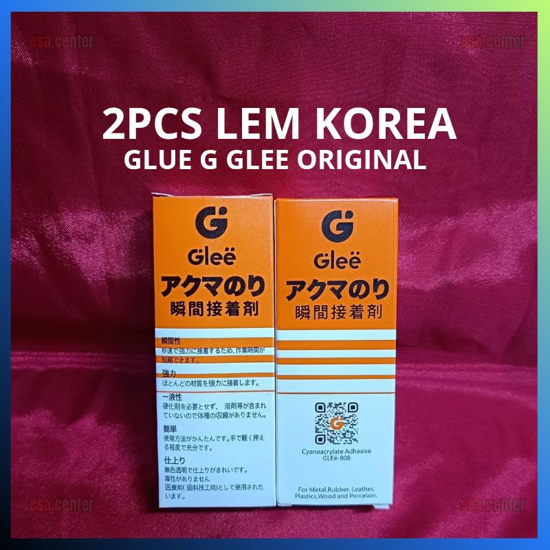 

2PCS Lem Tetes Korea G GLEE Glue Lem Setan Serbaguna Lem Cair Cina G GLEE ORIGINAL (PAKET 2PCS)