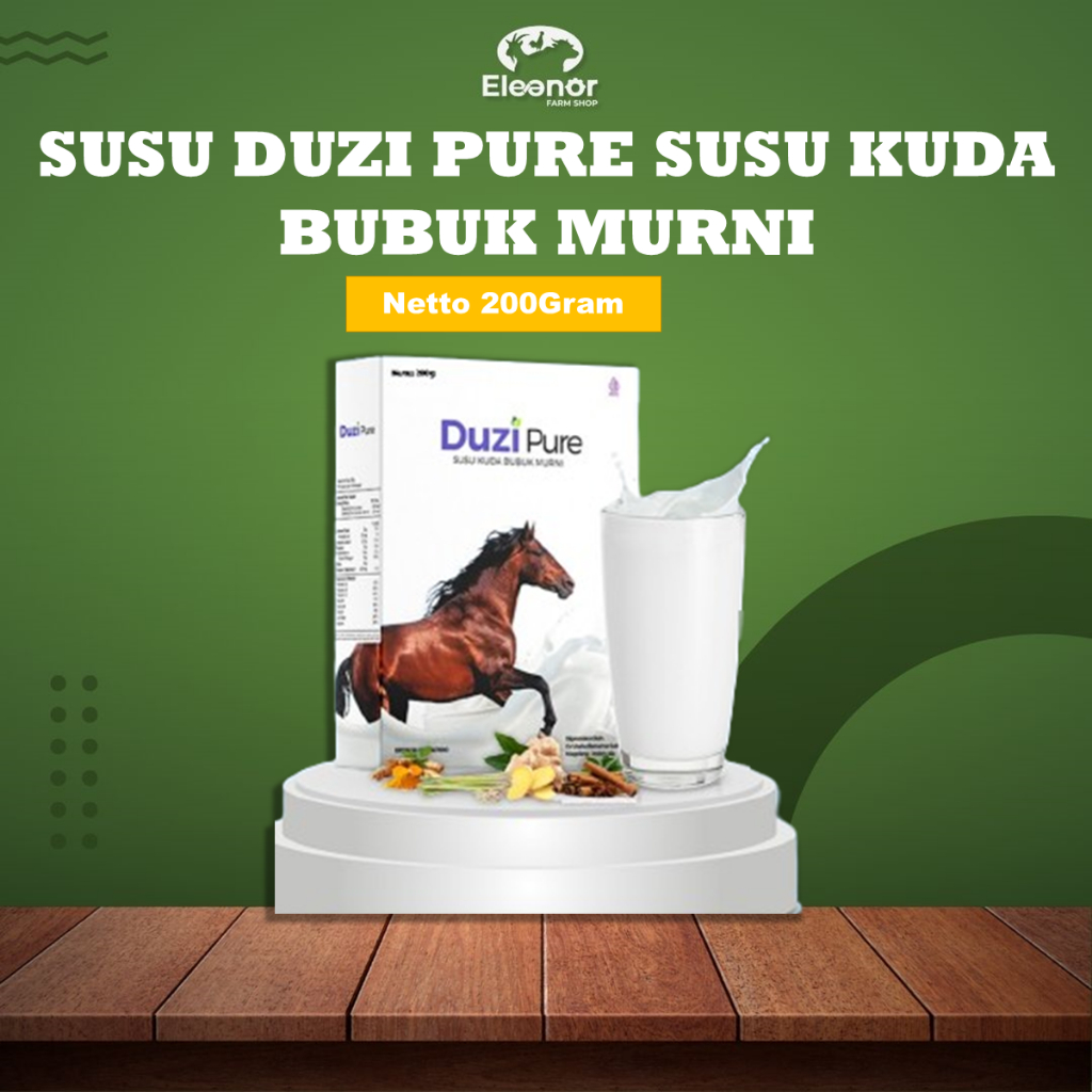 

Susu Duzi Pure Susu Kuda Lombok Bubuk Murni 200 Gram 1 Box