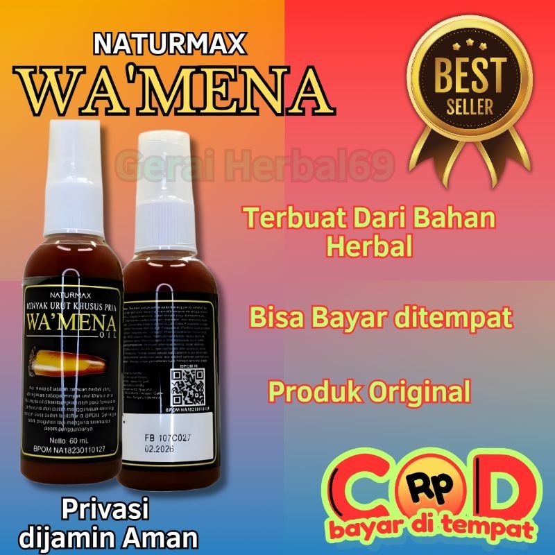 Minyak WAMENA Asli Pembesar Dan Panjang Permanen Obat Kuat Pria Tahan Lama Penambah Stamina Jamu Her